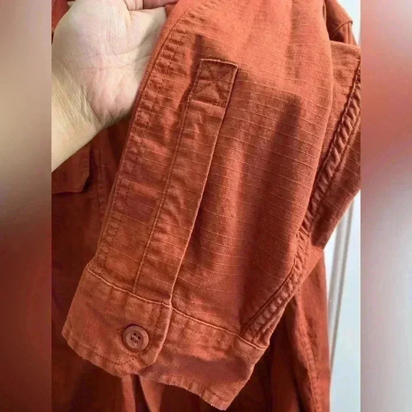 Vintage LL Bean Men's shirt shacket slightly fitted 3XL Reg  pockets mud 513057 - Picture 2 of 9